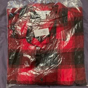 NWT Old Navy Boyfriend Flannel Petite XXL